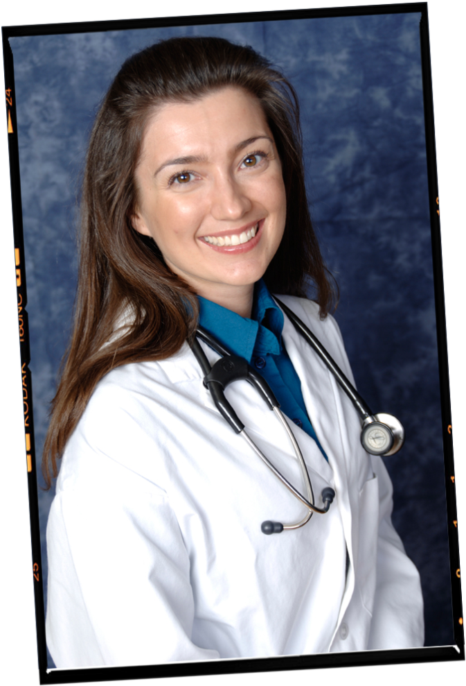 Smiling Female Doctorwith Stethoscope