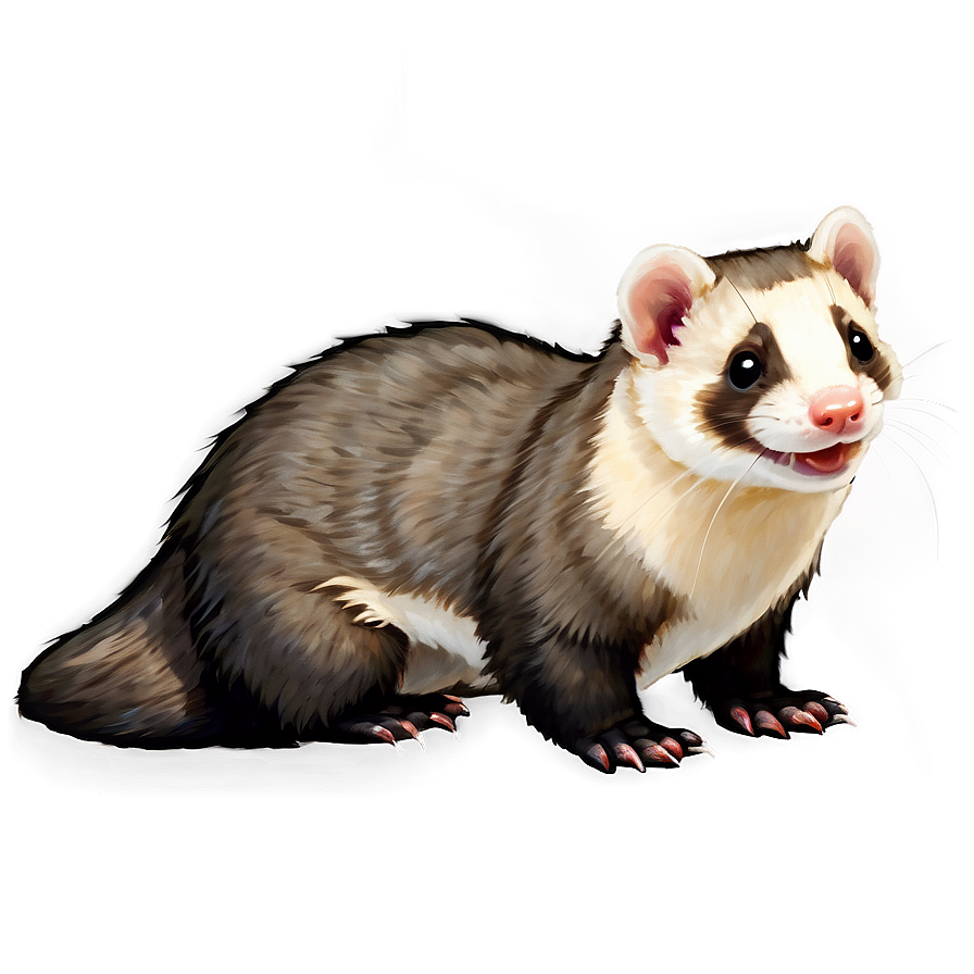 Smiling Ferret Png Yne15