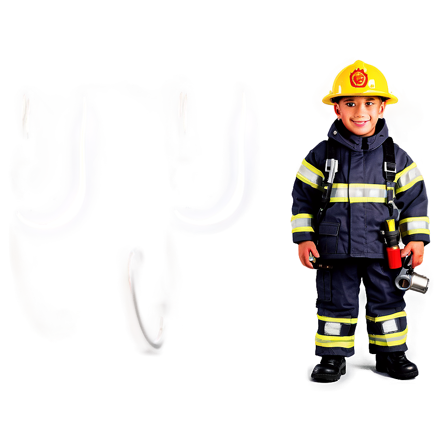 Smiling Fireman Png 06252024