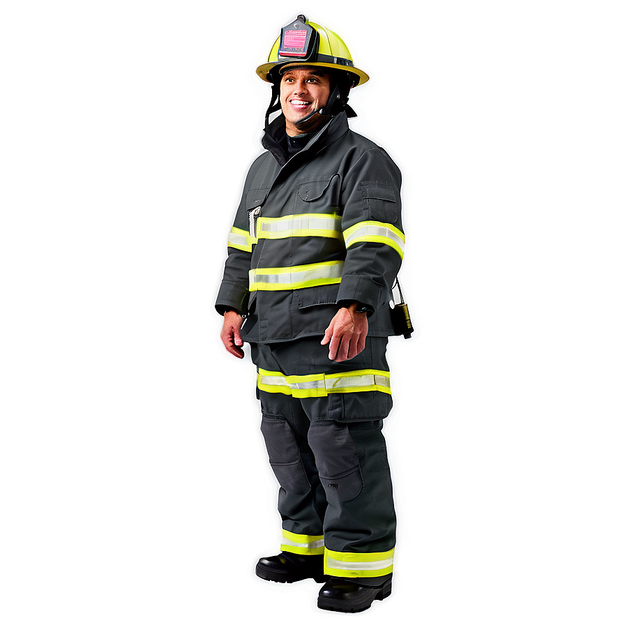 Smiling Fireman Png Qix