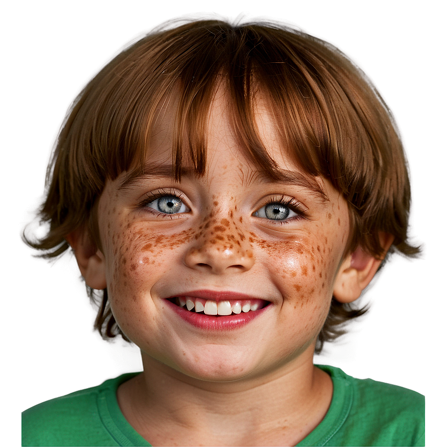 Smiling Freckles Child Png 06122024