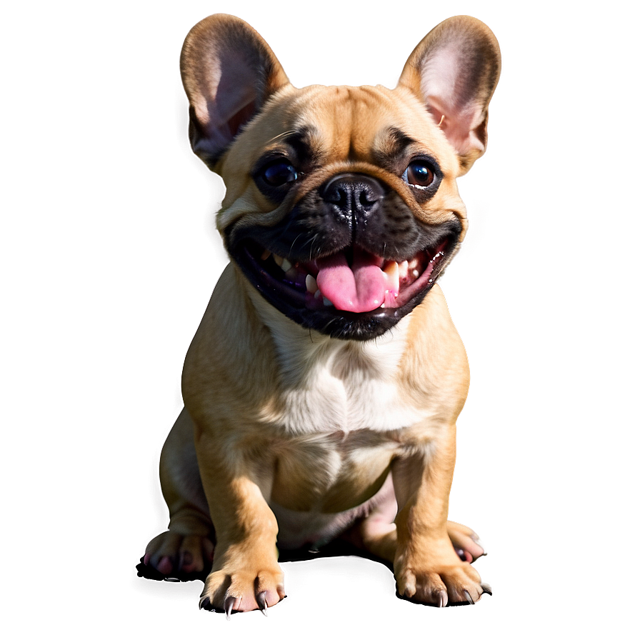 Smiling French Bulldog Png 06202024