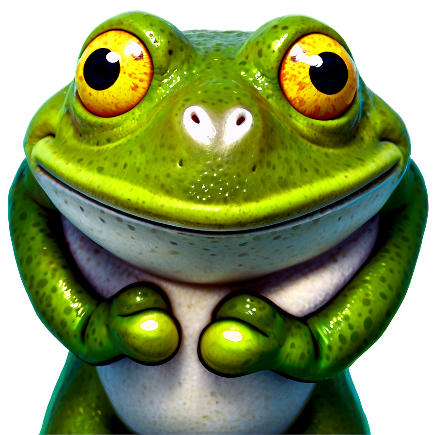 Smiling Frog Cartoon Png Sig