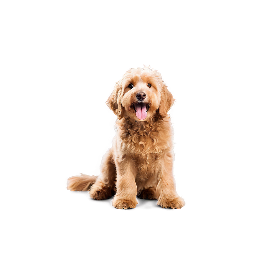 Smiling Goldendoodle Png 69