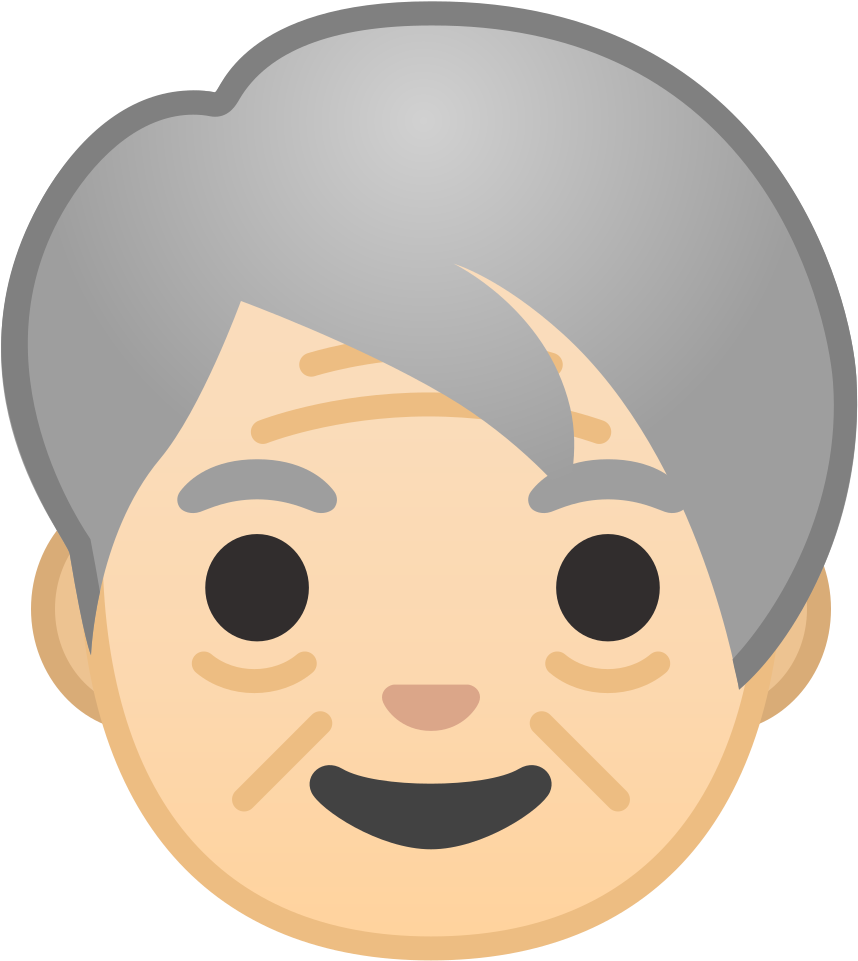 Smiling Grandpa Emoji