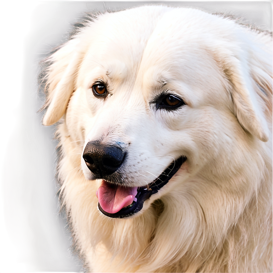 Smiling Great Pyrenees Png 74