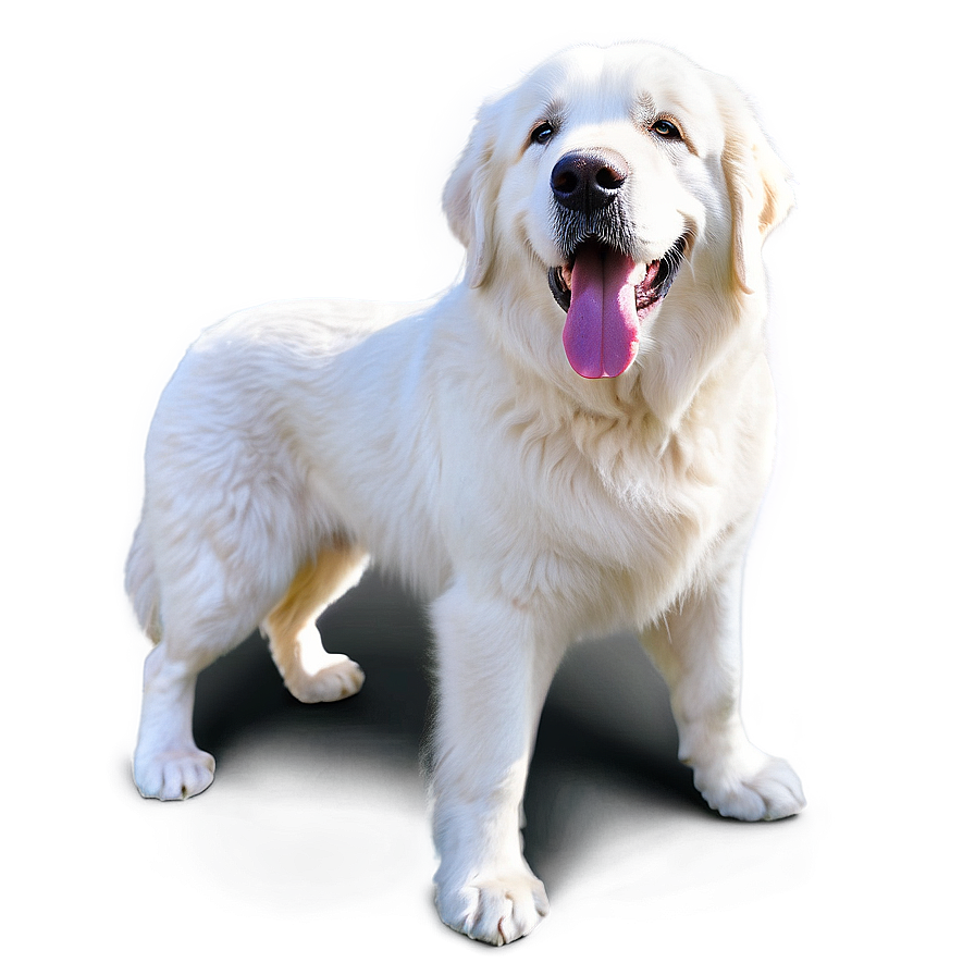 Smiling Great Pyrenees Png Yph