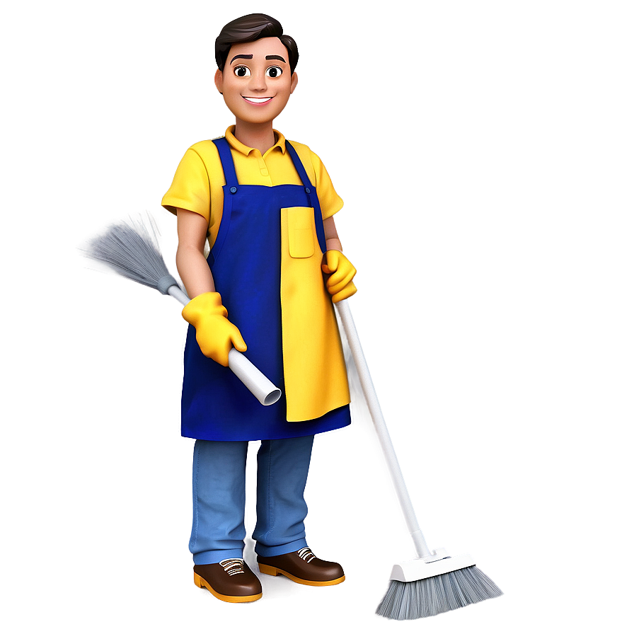 Smiling Janitor Png Akx