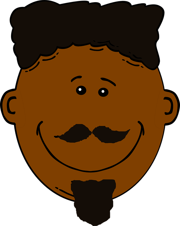 Smiling Man Cartoon Clipart