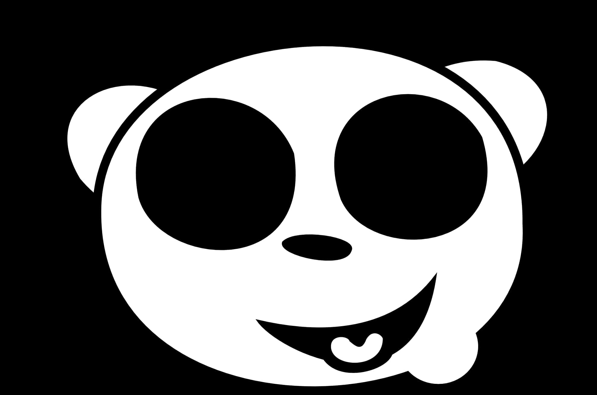 Smiling Panda Graphic