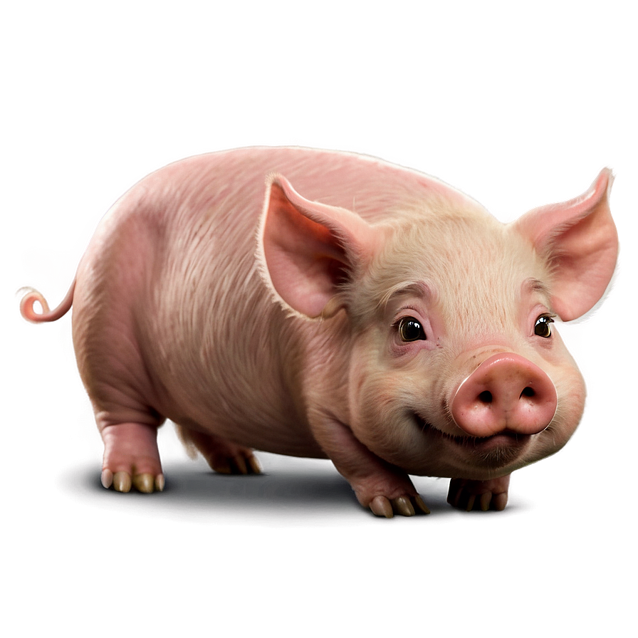 Smiling Pig Png 05212024