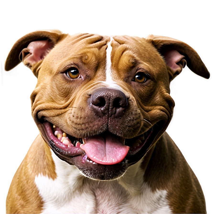 Smiling Pitbull Png Aah