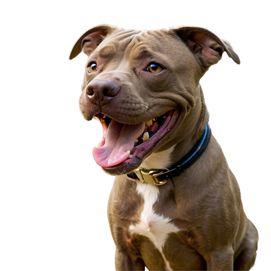 Smiling Pitbull Png Sbh82