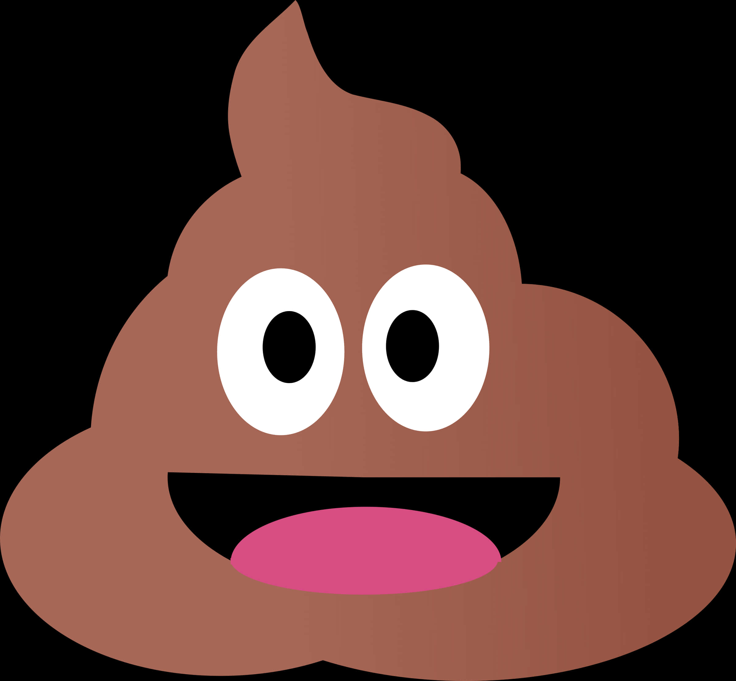 Smiling Poop Emoji Graphic