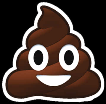 Smiling Poop Emoji Sticker