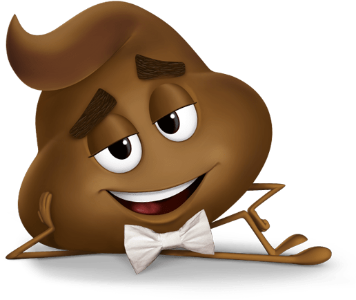 Smiling Poop Emojiwith Bowtie