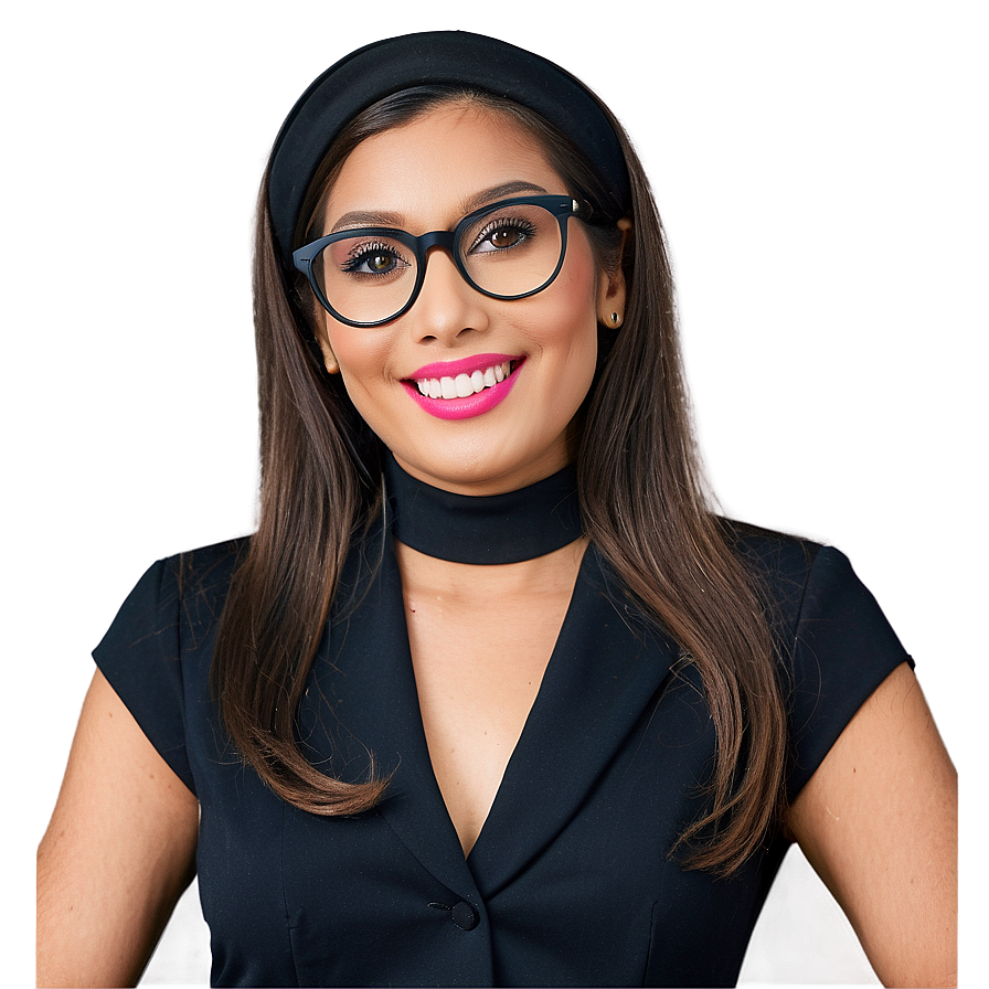 Smiling Receptionist Portrait Png 45