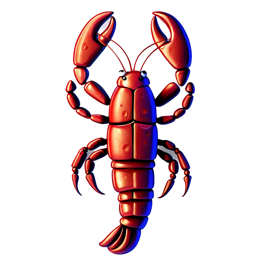 Smiling Red Lobster Cartoon Png 58