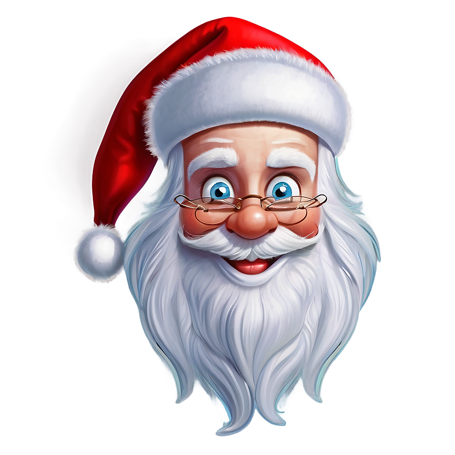 Smiling Santa Face Png 59