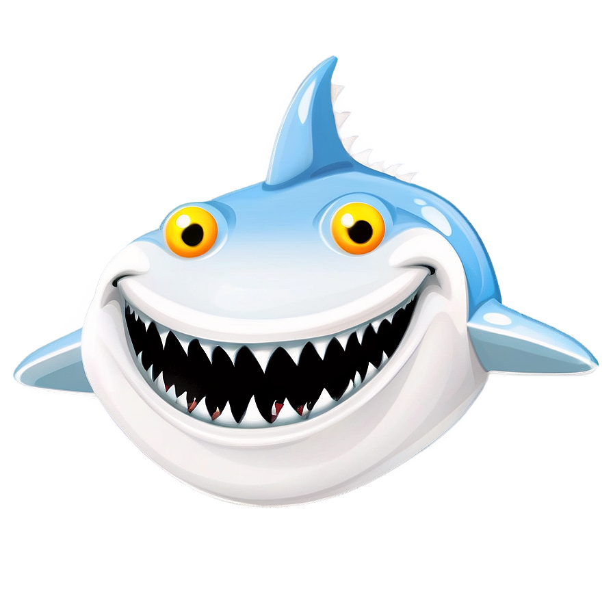 Smiling Shark Cartoon Png Yvs