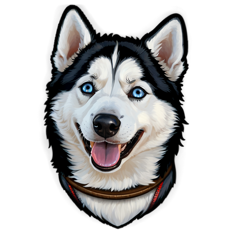 Smiling Siberian Husky Png 26