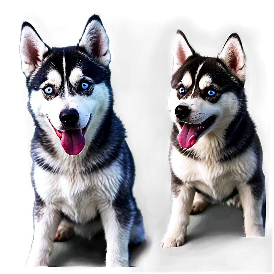 Smiling Siberian Husky Png 6