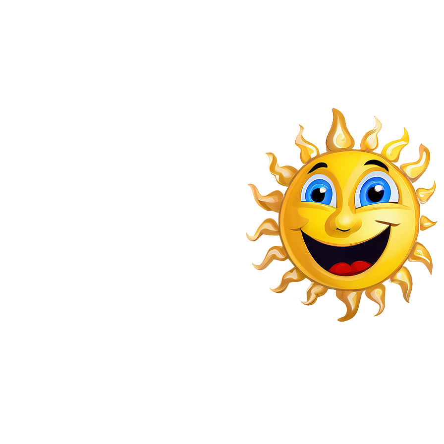 Smiling Sun Cartoon Png Eli17