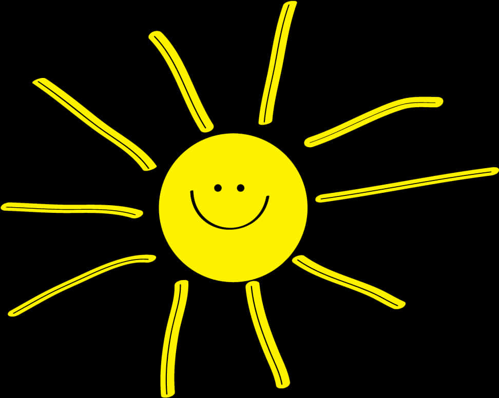 Smiling Sun Illustration