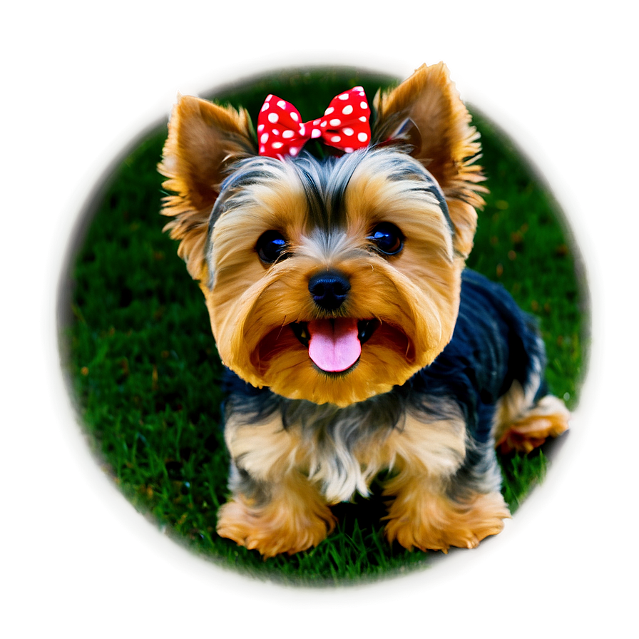 Smiling Yorkie Png 06242024