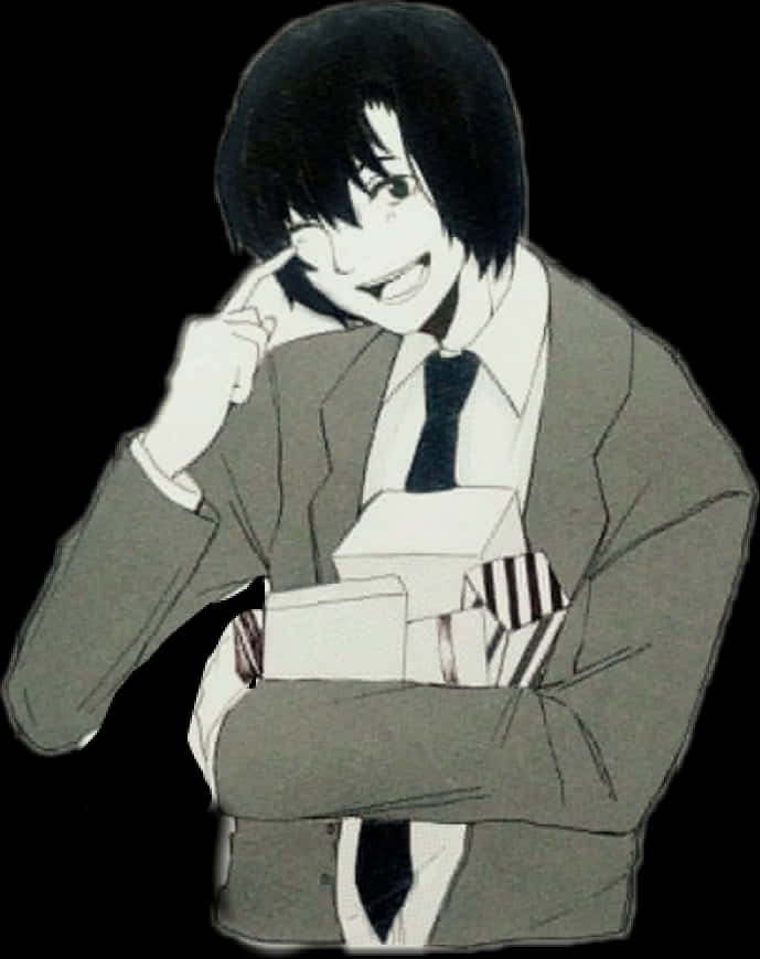 Smirking_ Anime_ Character_ Death_ Note