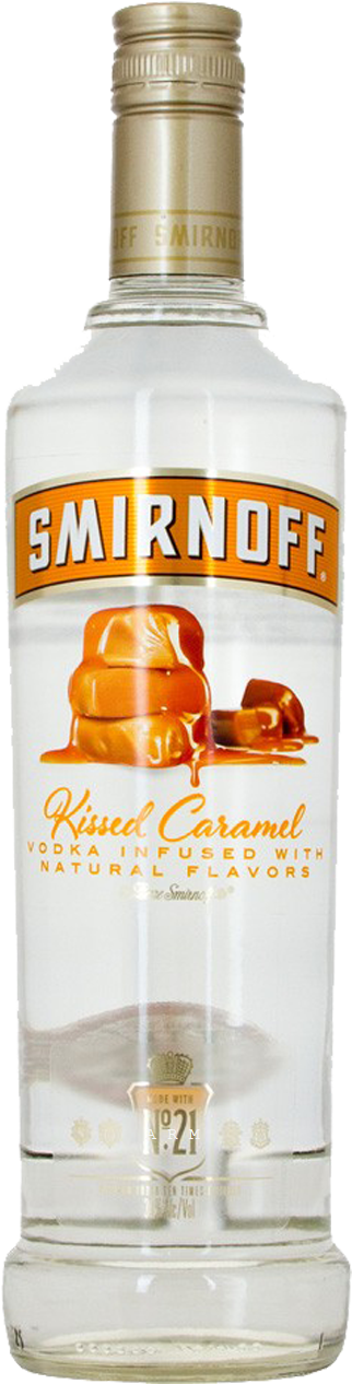 Smirnoff Kissed Caramel Vodka Bottle