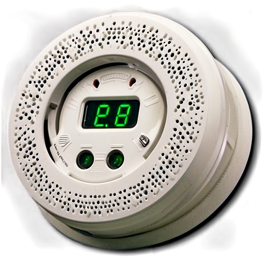 Smoke Detector With Digital Display Png Cgk96