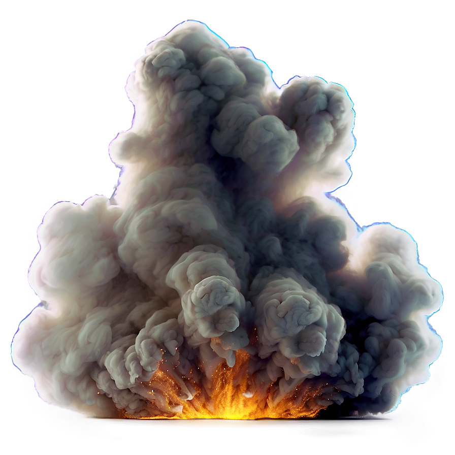 Smoke Explosion Mockup Png Dds93