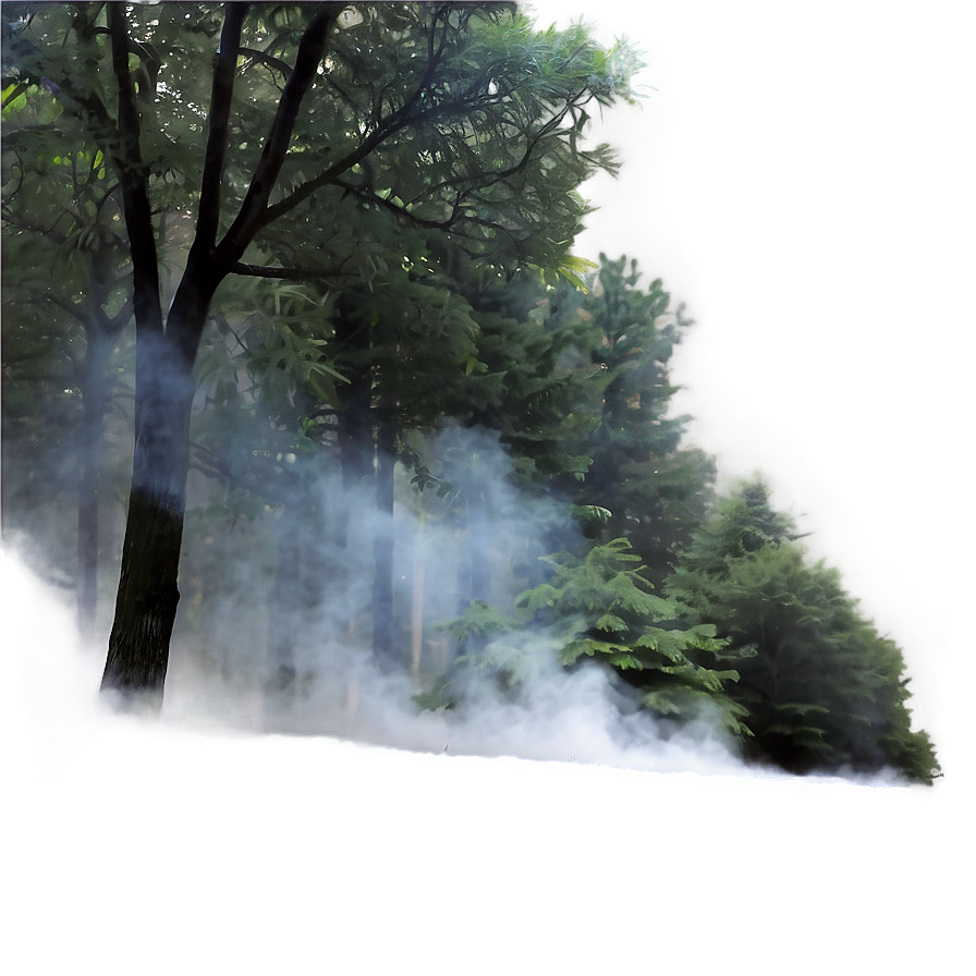 Smokey Misty Woods Png Fvc62