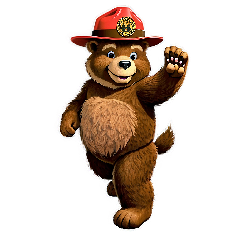 Smokey The Bear Fire Safety Mascot Png Ejw