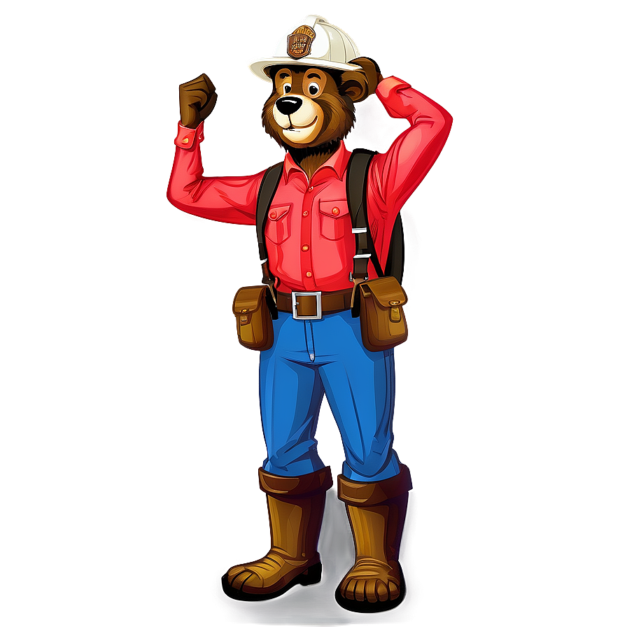 Smokey The Bear Fire Safety Mascot Png Pum