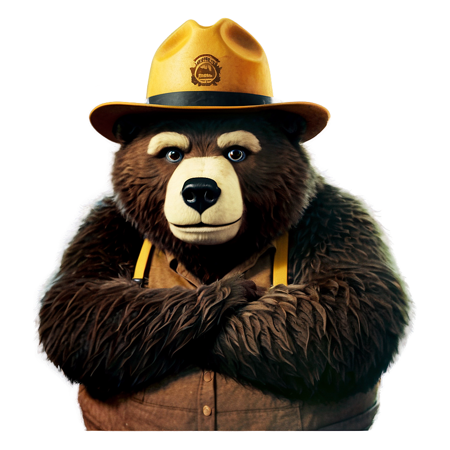 Smokey The Bear Protective Message Png 8