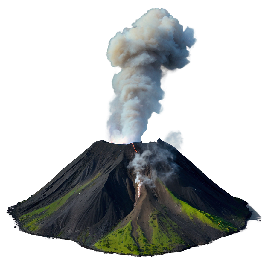 Smokey Volcanic Eruption Png Bxh13