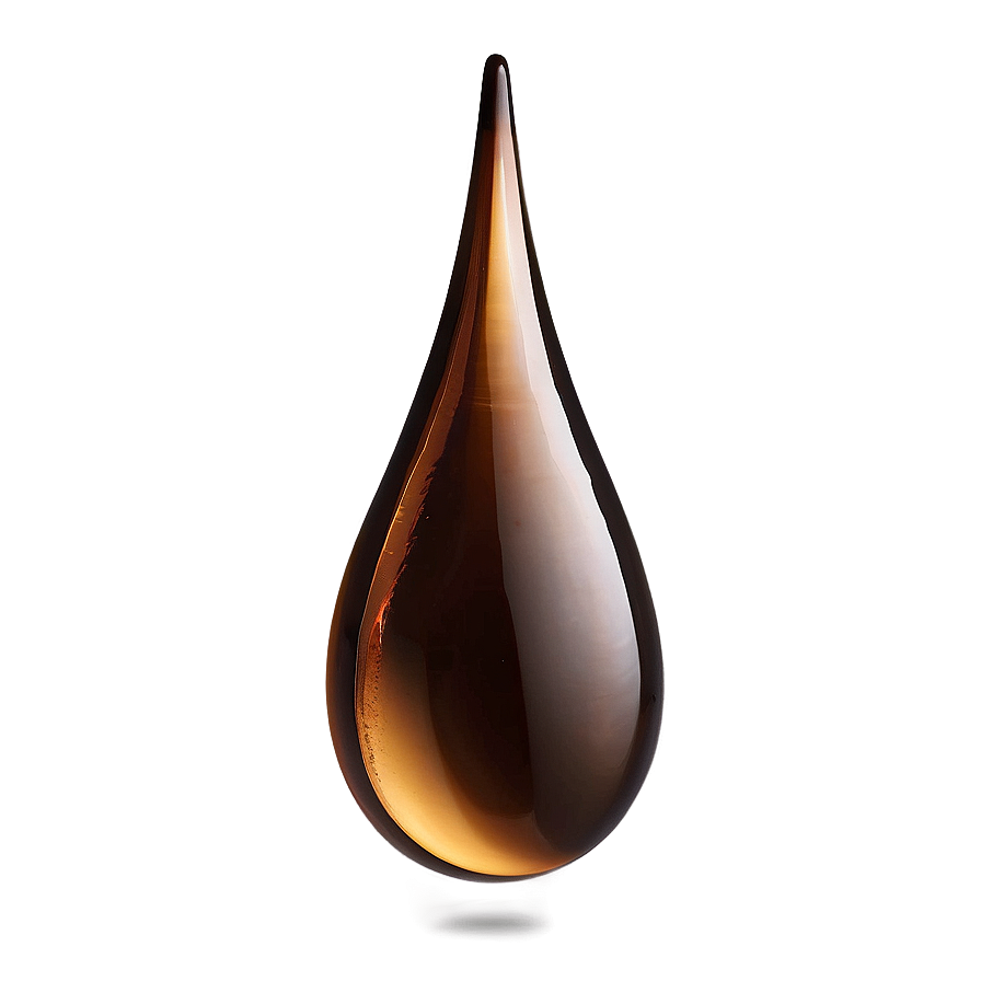 Smoky Amber Drop Png 1