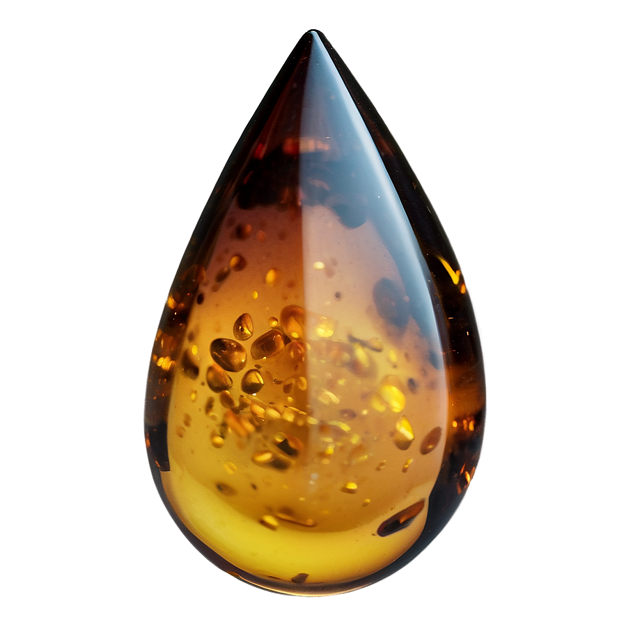 Smoky Amber Drop Png Ckg7