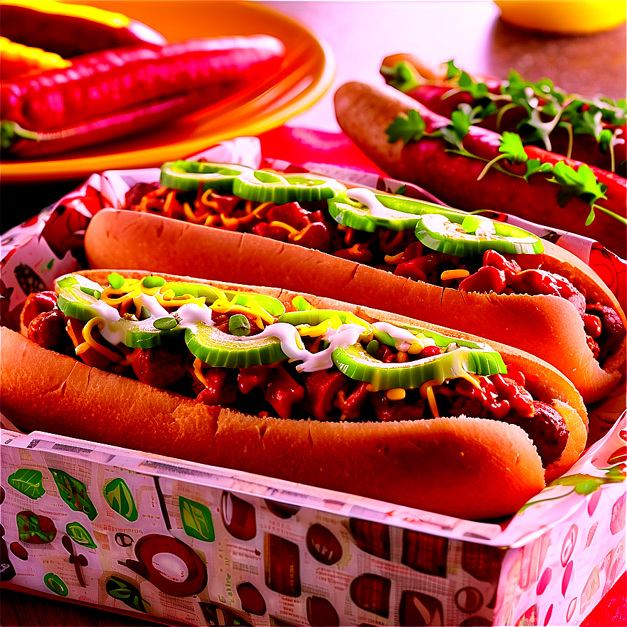 Smoky Chili Dog Delight Png Rep70