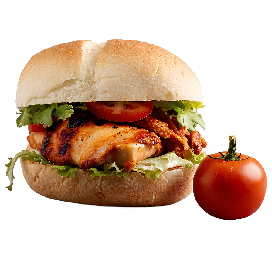 Smoky Chipotle Chicken Sandwich Png 52