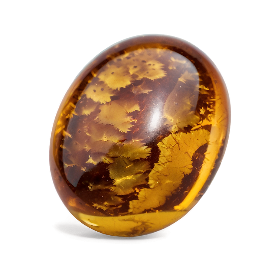 Smooth Amber Cabochon Png 06242024