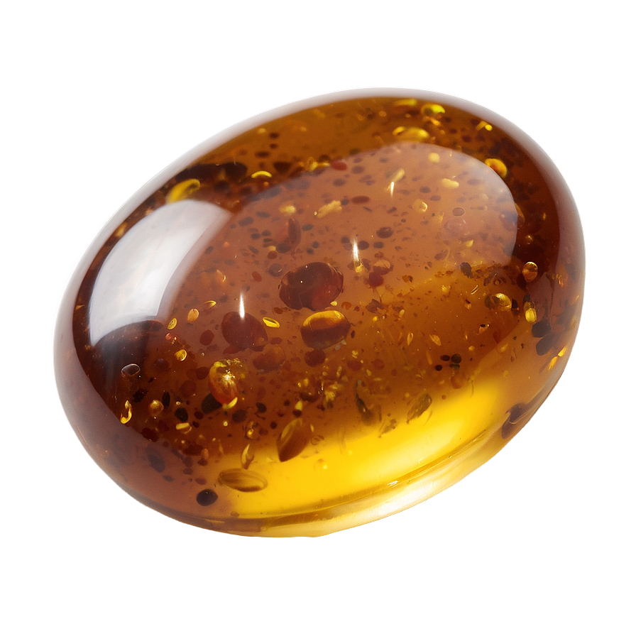 Smooth Amber Cabochon Png 81