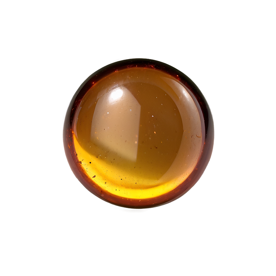 Smooth Amber Cabochon Png Ltu