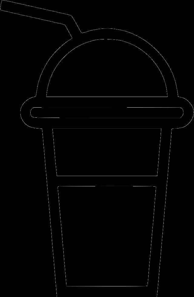 Smoothie Cup Outline