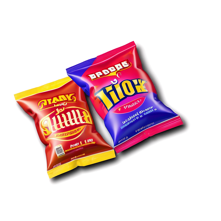 Snack Chips Bag Png 33