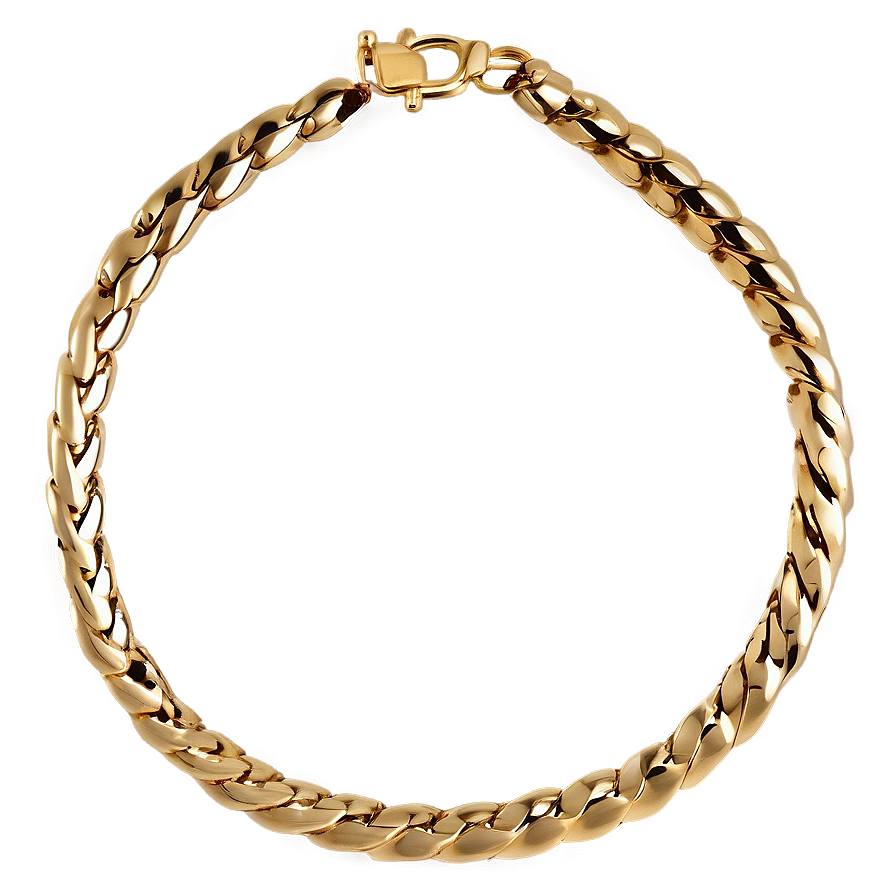 Snake Chain Gold Necklace Png 06122024