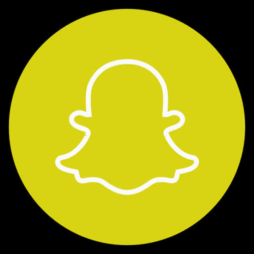 Snapchat Logo Yellow Background