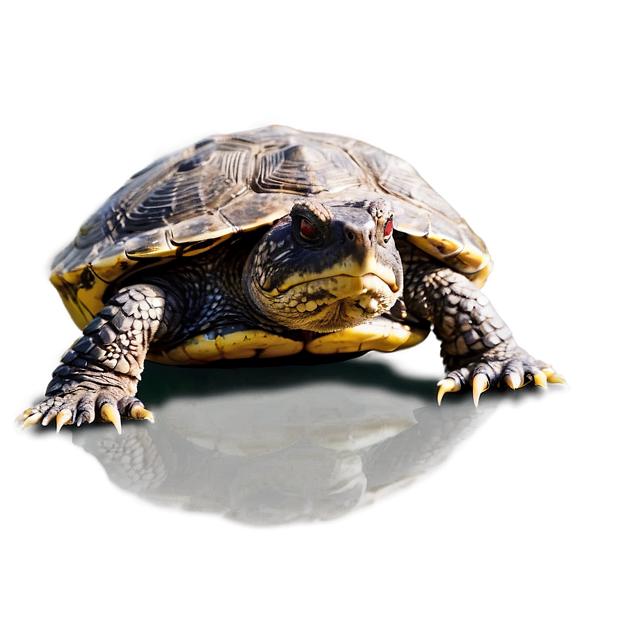 Snapping Turtle Close-up View Png 84